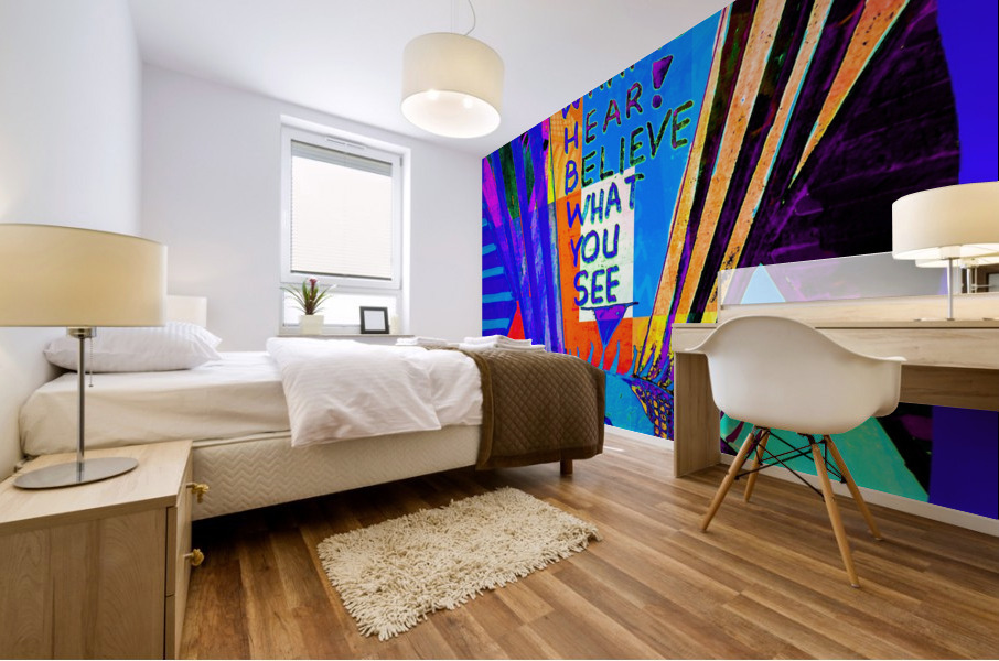 What Do You Believe Mural print