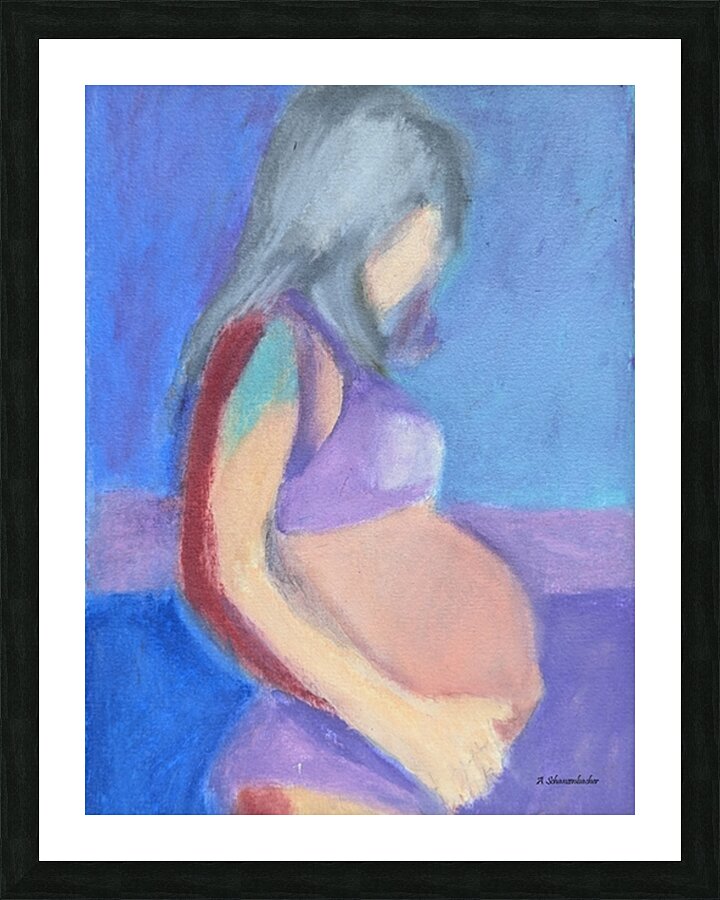 With Child Picture Frame print