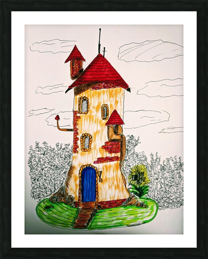 Wizard Tower Picture Frame print