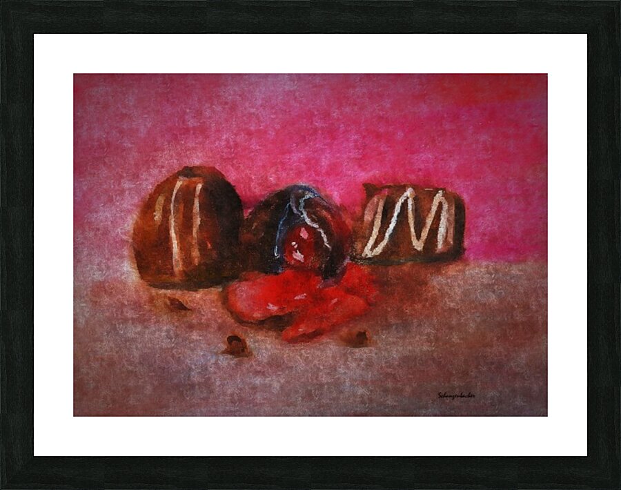 Chocolate Candy Picture Frame print