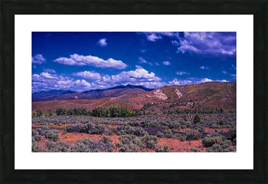 Painted Hills Picture Frame print