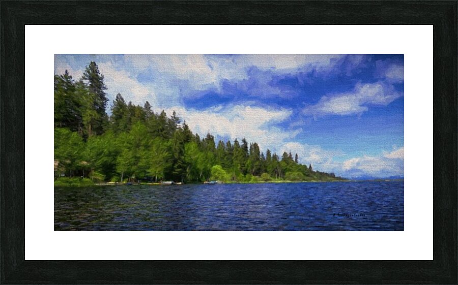 Rocky Point  Picture Frame print