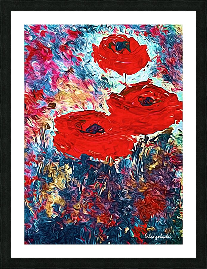 Poppies Picture Frame print