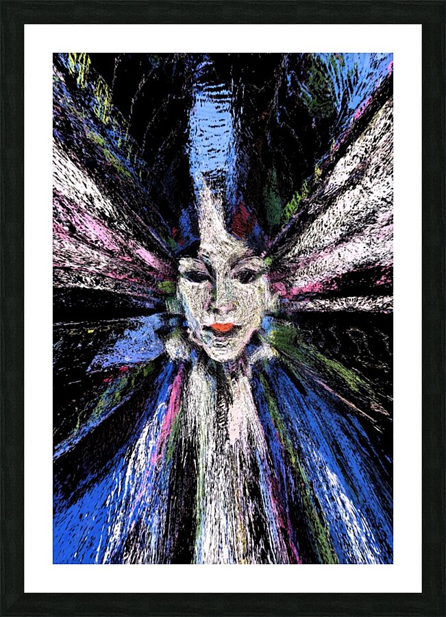 Looking inside out Picture Frame print