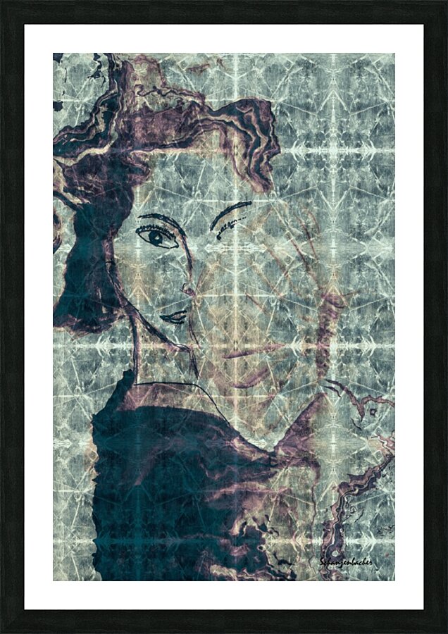 Mystery Dancer Picture Frame print