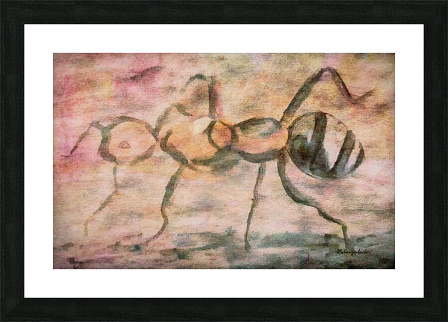 Cave Ant Picture Frame print