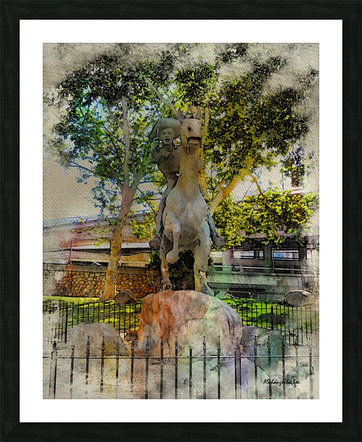 Pony Express Monument  Picture Frame print