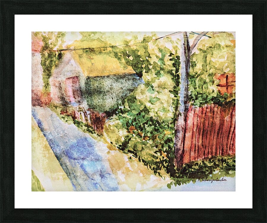Neighborhood Picture Frame print
