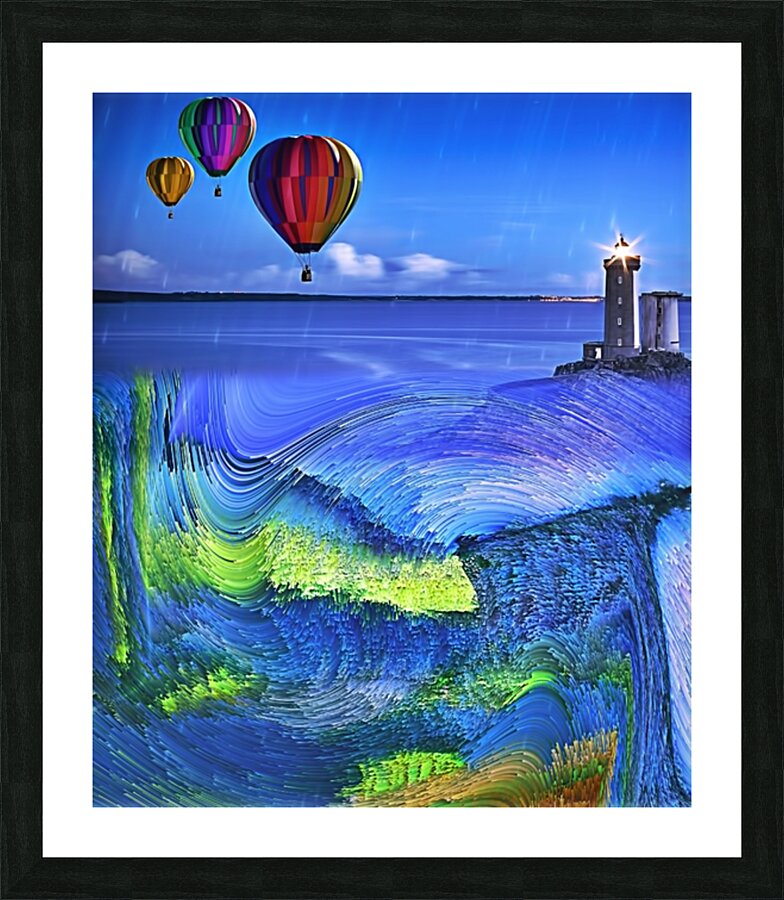 Turbulence Picture Frame print