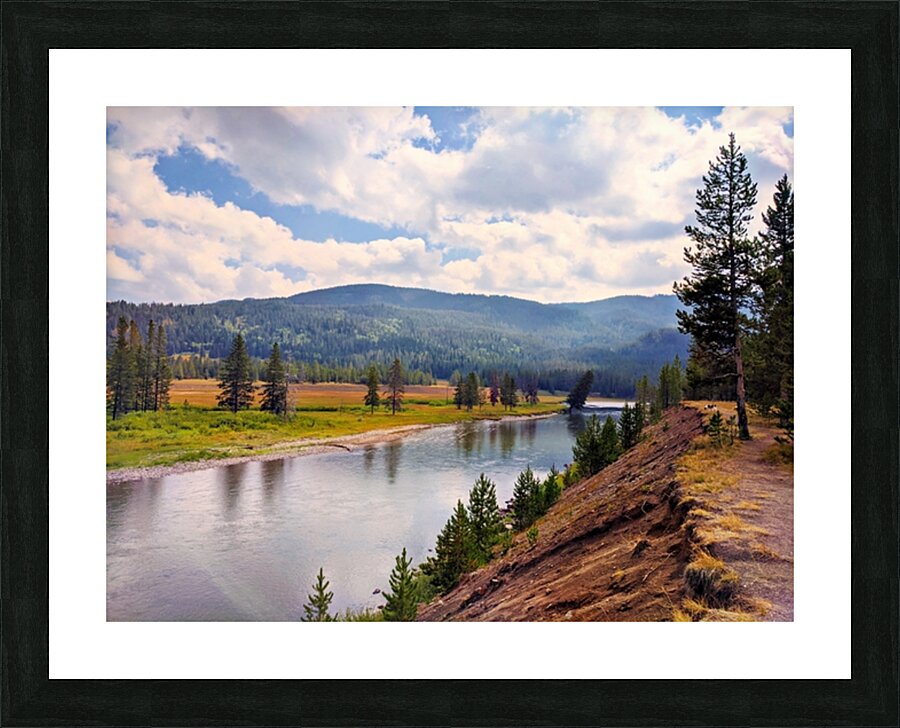 Yellowstone River Wyoming USA by Aurelia Schanzenbacher