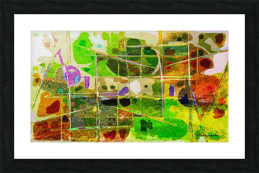 Mud Pot Picture Frame print