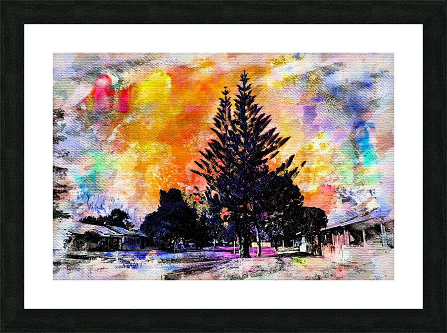 Sunbursts Picture Frame print