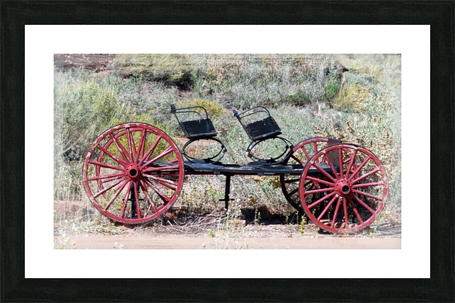 Old Time Buggy - Pipe Springs National Monument AZ USA by Aurelia Schanzenbacher