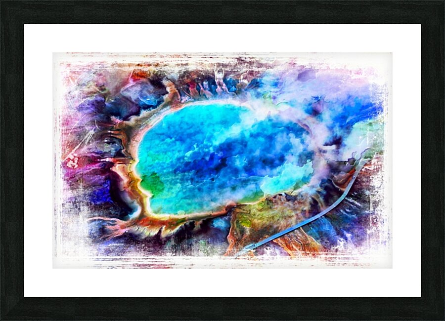 Prismatic Spring Picture Frame print