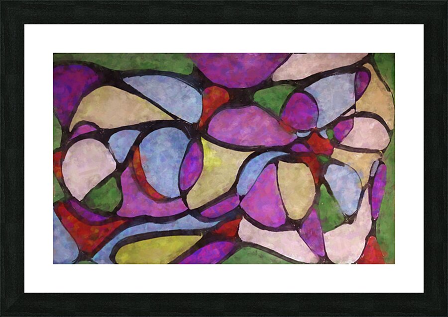 Neurological Art  Picture Frame print