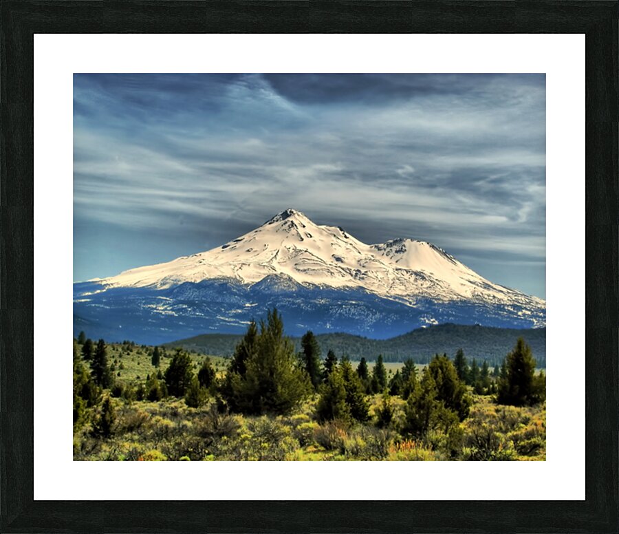 Mount Shasta California USA by Aurelia Schanzenbacher