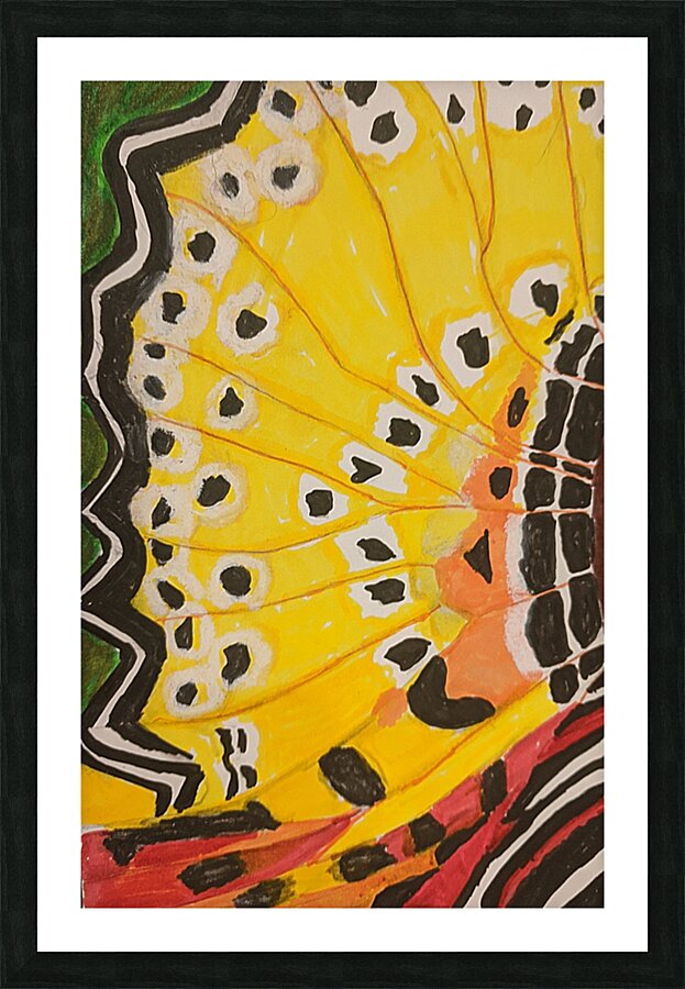 Butterfly Wing Picture Frame print