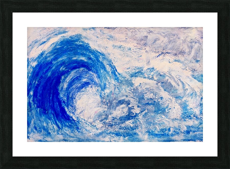 Wave Picture Frame print