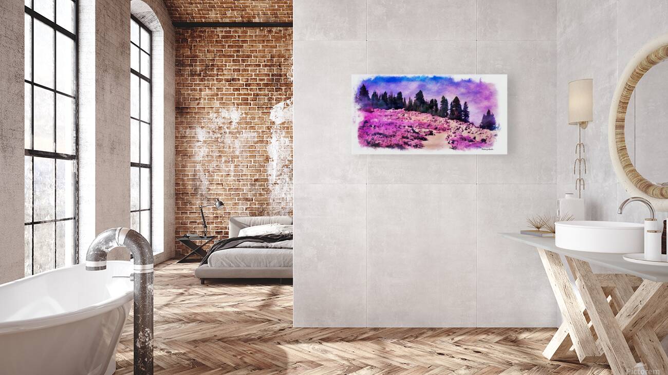 Lavender Field Reproduction