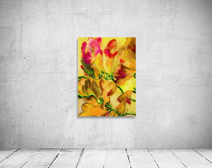 Yellow Flowers Wall Preview