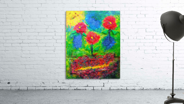 Dancing Flowers  Wall Preview