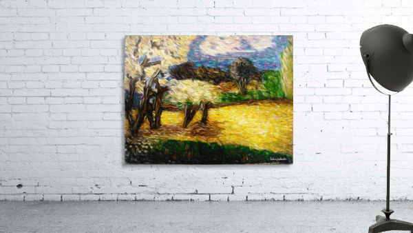Yellow Summer Fields Wall Preview