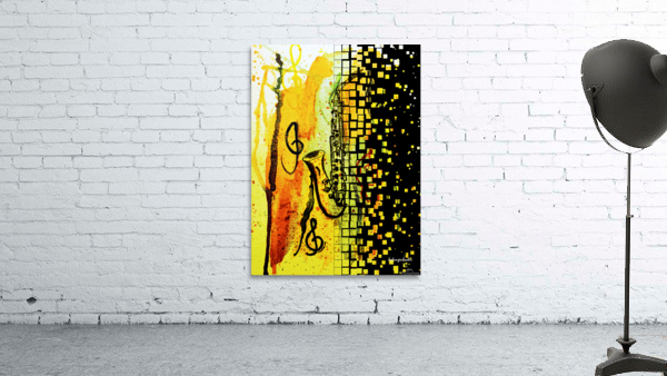Saxophone Escaping Wall Preview