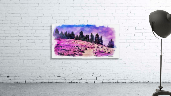 Lavender Field Wall Preview