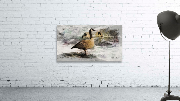 Canadian Geese Wall Preview