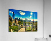 Sun Over Boston Common Acrylic Print