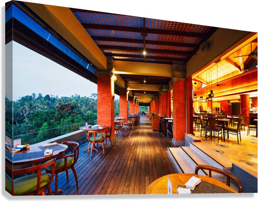 Padma Resort Breakfast – Second Floor Terrace Canvas Print