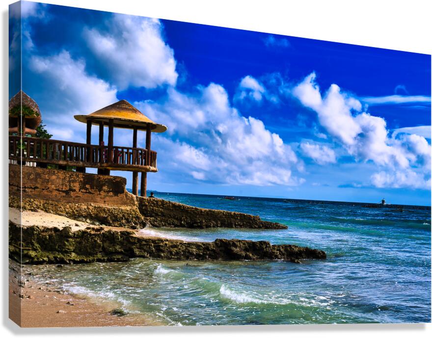 Beach front Philippines Cebu Canvas Print
