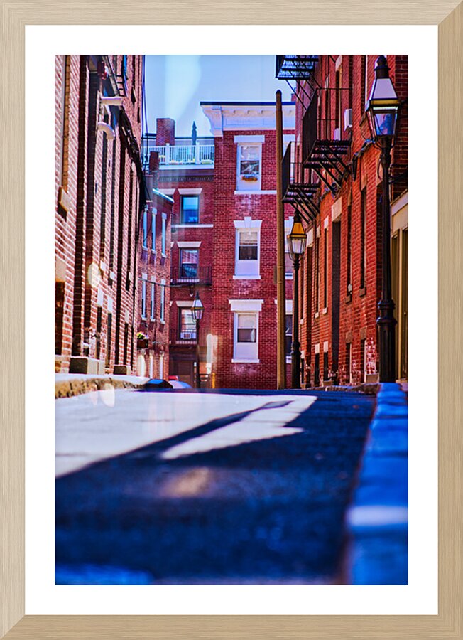 Stillness Between the Bricks Picture Frame Printing
