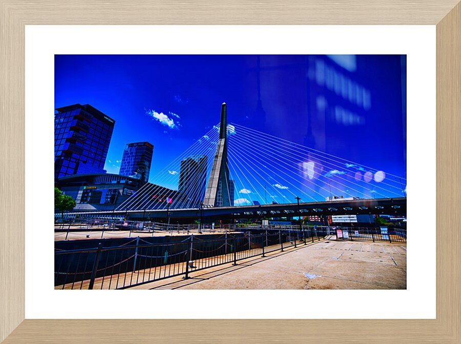 Zakim Bridge – Boston Picture Frame print