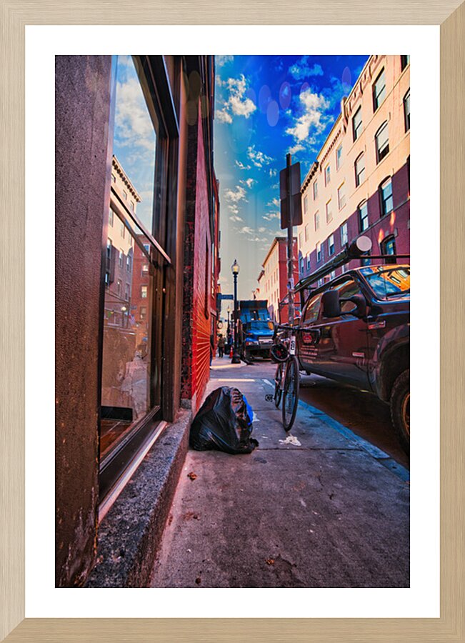 Urban Chromatic Split – Boston Picture Frame print
