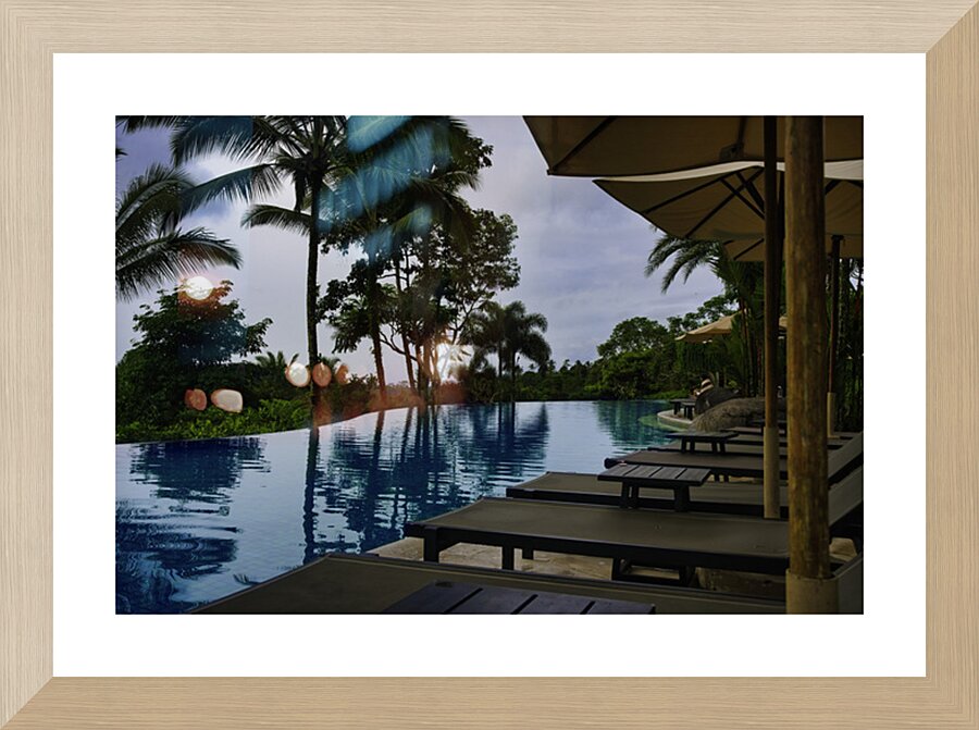 Bali Infinity Serenity Picture Frame print