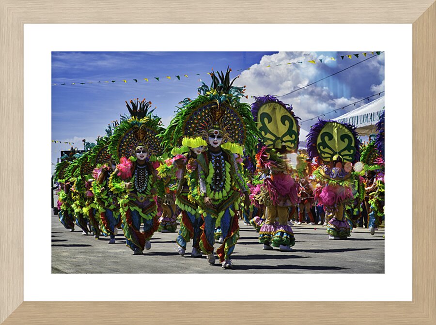 Sinulog Festival Street Dancers – Cebu City Philippines Picture Frame print