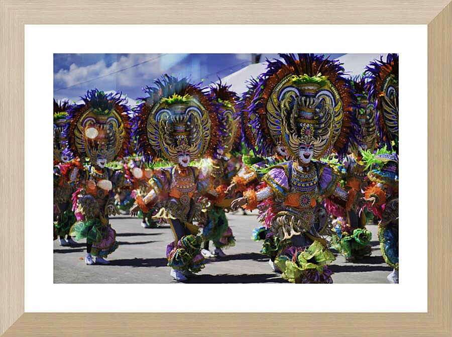 Sinulog Festival Performers in Motion – Cebu City Philippines Picture Frame print