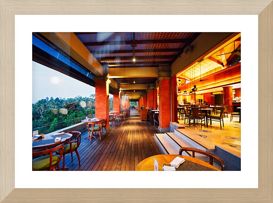 Padma Resort Breakfast – Second Floor Terrace Picture Frame print
