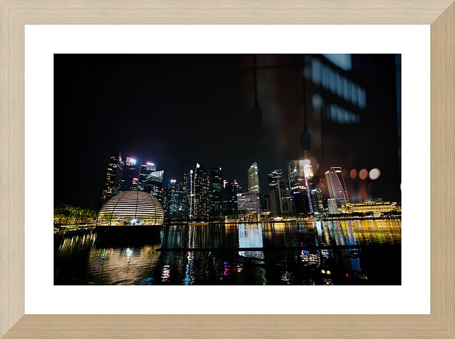 Reflections of Marina Bay Picture Frame Printing