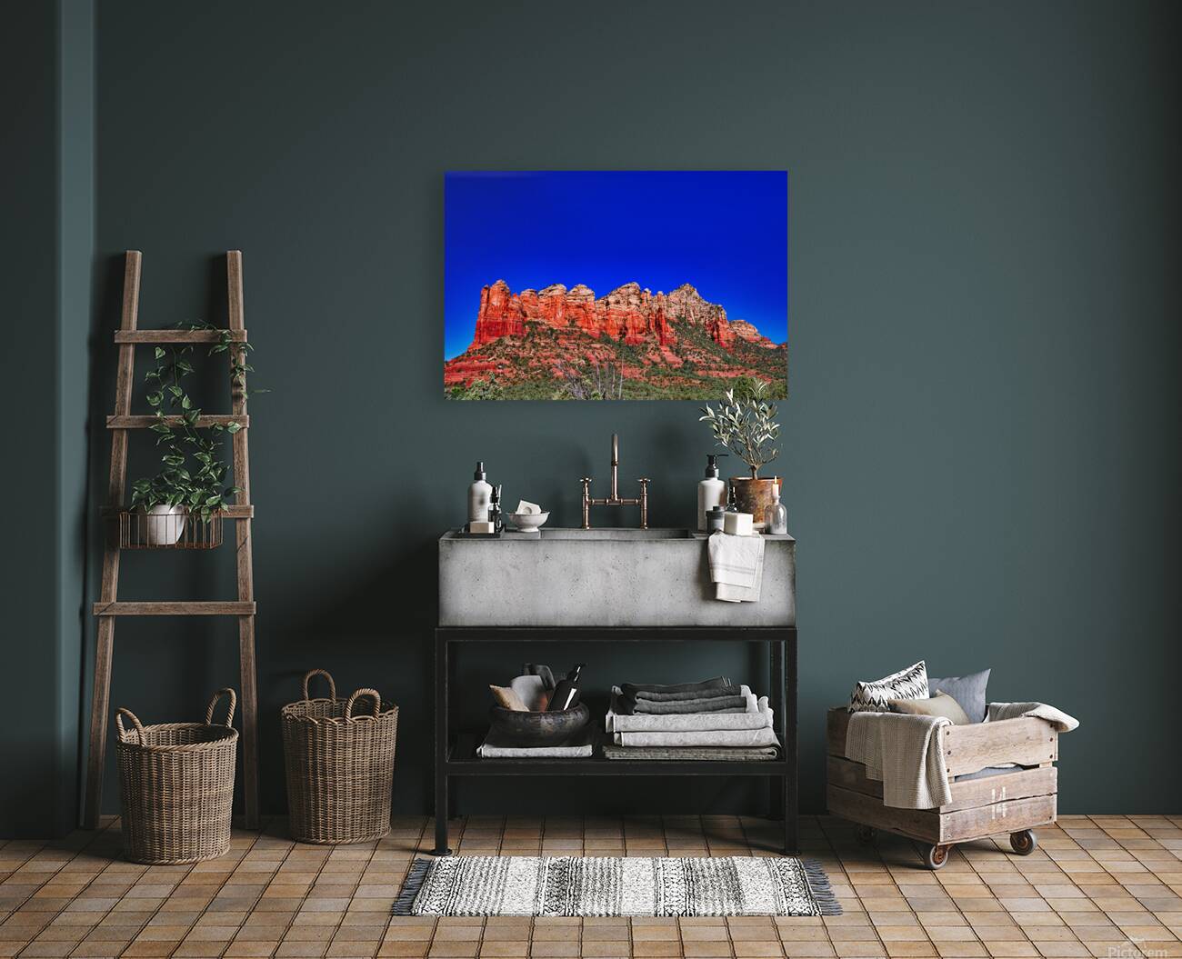 Red Giants of Soldier Pass Sedona Reproduction