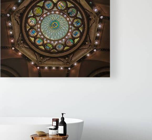 Glass Ceiling – Gilded Dome Mosaic by AM Productions