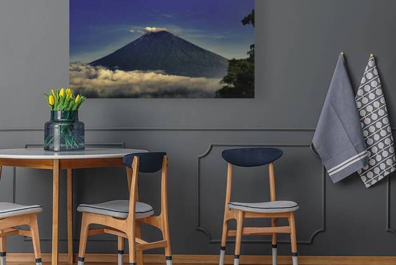 Mount Batur Rising Through the Clouds – Bali by AM Productions