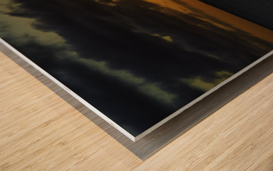 Boracay Horizon Sunset Wood print