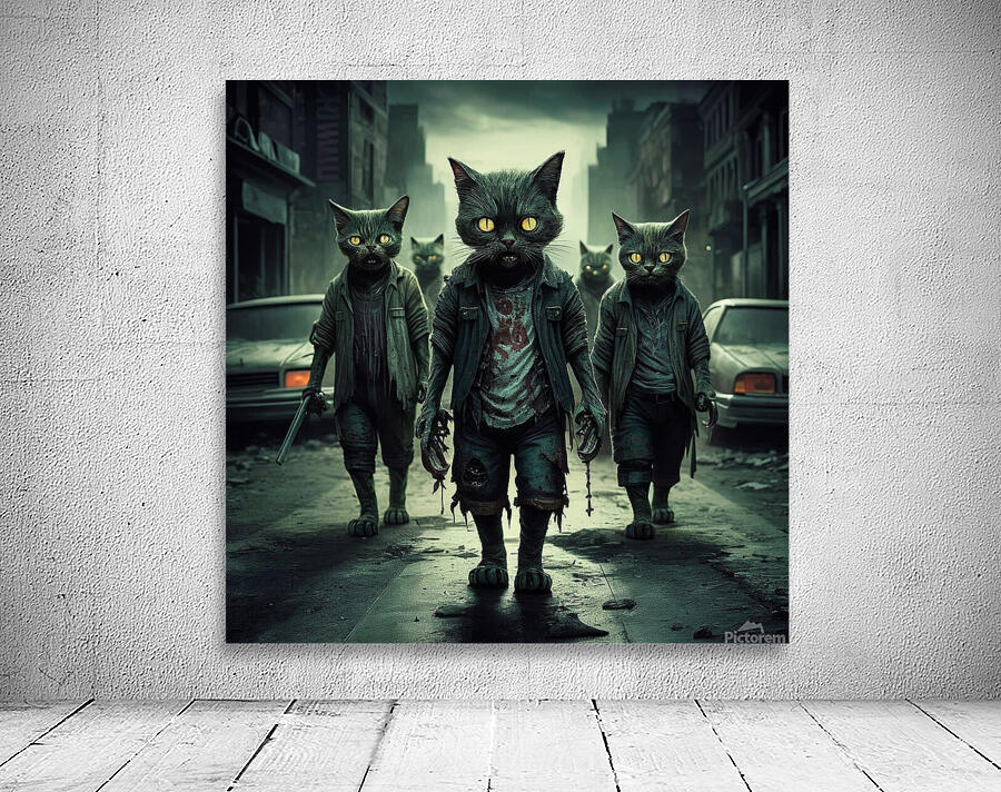 Zombie cats Wall Preview