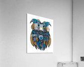 Angry Owl Acrylic Print