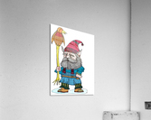 Gnome with Bird Acrylic Print