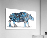 Blue Rhino Acrylic Print