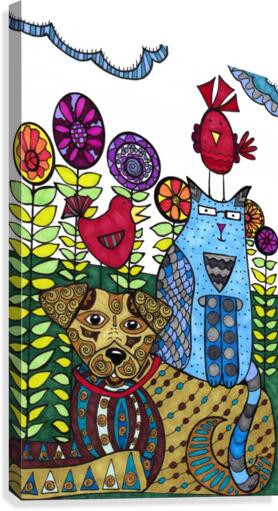 Best Friends 2 Canvas Print