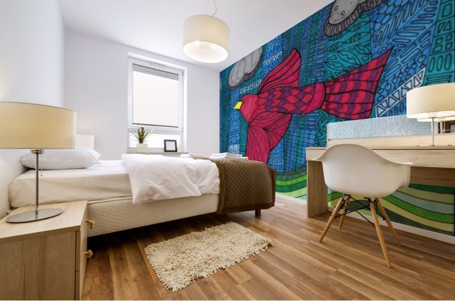 redbird  Mural print